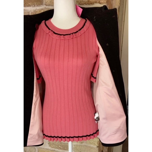 Kate Spade Out West Scallop Wool Peacoat NWT - Picture 5 of 11